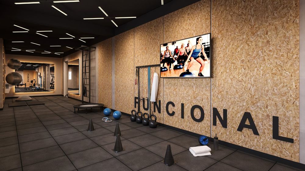 Espaço funcional para treino